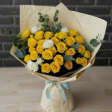 Букет цветов из:  Розы в Сапроново