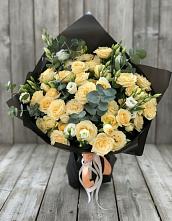 Букет цветов из:  Розы и Лизиантусы #REPLACE_PRED# Сапроново