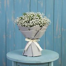 Букет цветов из:  Гипсофила в Сапроново