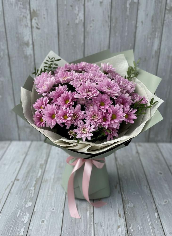 Букет цветов из: Хризантемы в Сапроново