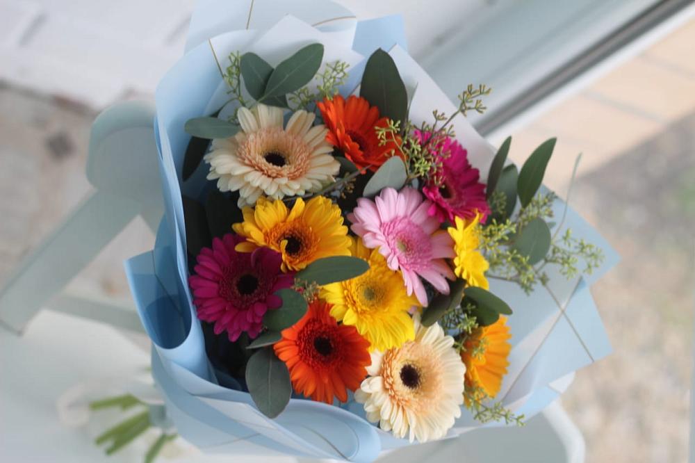 Букет цветов из: Герберы в Сапроново