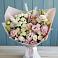 Букет цветов из: Альстромерии и Розы в Сапроново