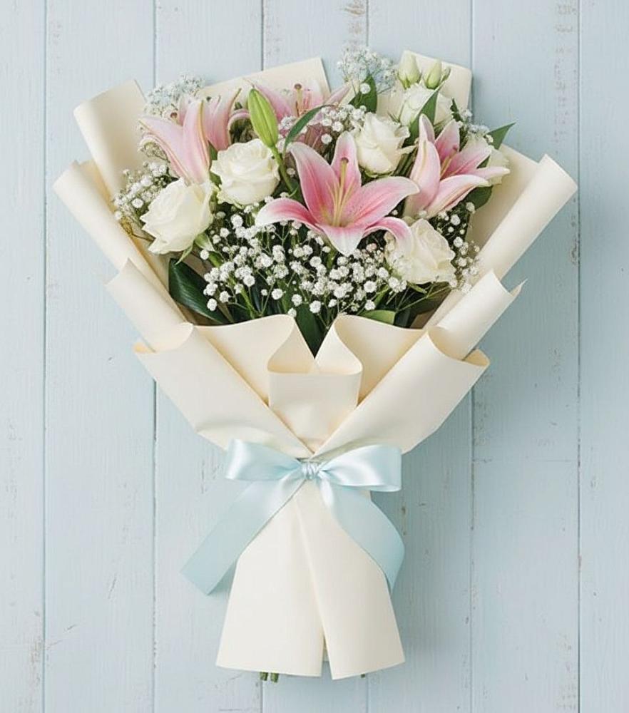 Букет цветов из: Лилии в Сапроново