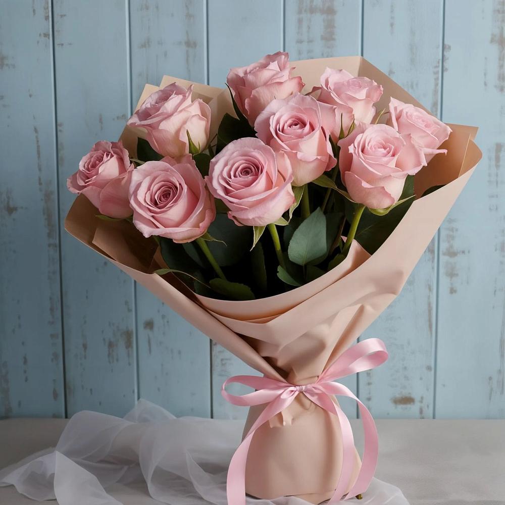 Букет цветов из: Розы в Сапроново