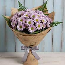 Букет цветов из:  Хризантемы #REPLACE_PRED# Сапроново