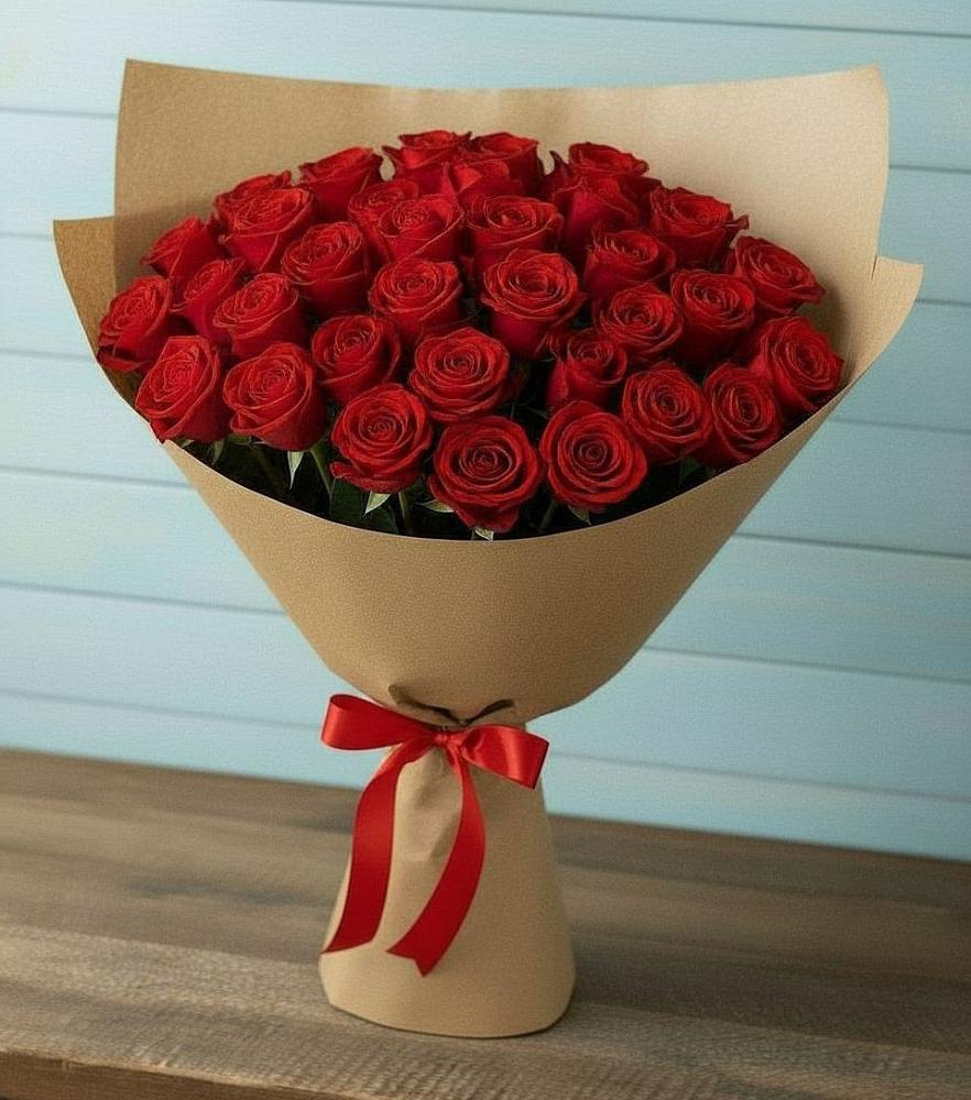 Букет Красные розы Милано в Сапроново