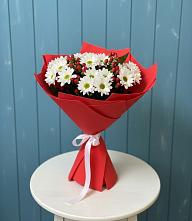 Букет цветов из:  Хризантемы в Сапроново