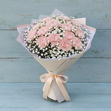Букет цветов из:  Гвоздики в Сапроново