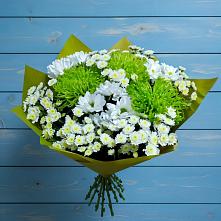 Букет цветов из:  Хризантемы в Сапроново