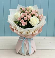 Букет цветов из:  Розы в Сапроново