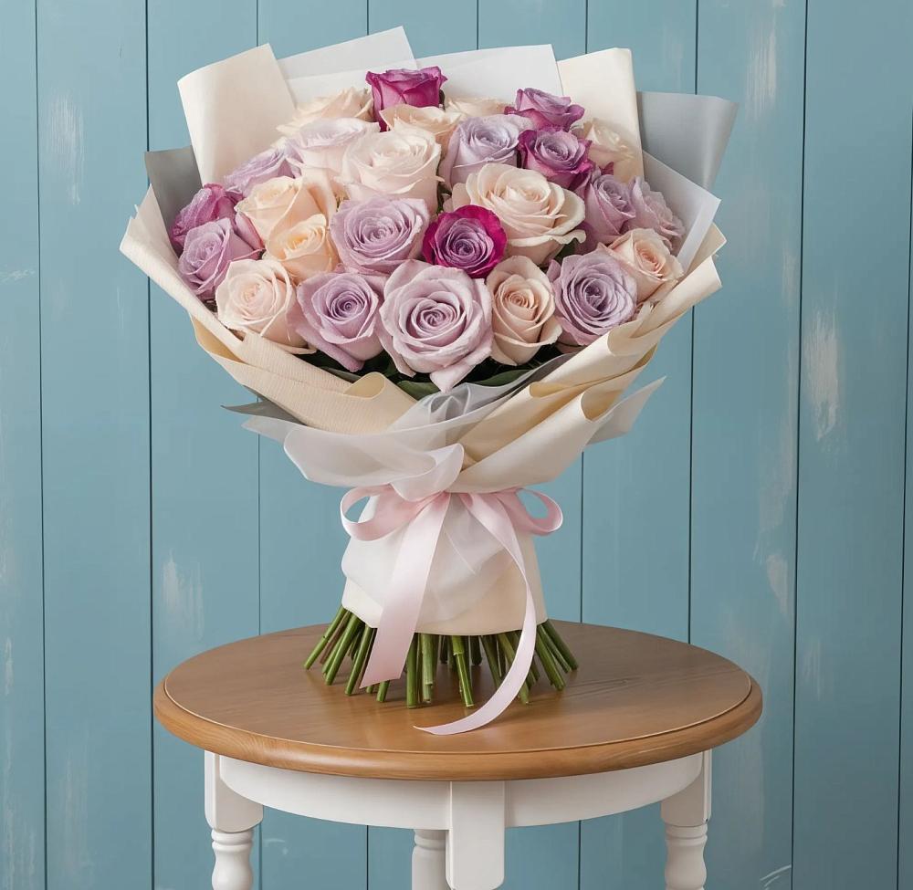 Букет цветов из: Розы в Сапроново