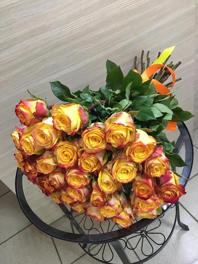 Букет Желтые розы в Сапроново