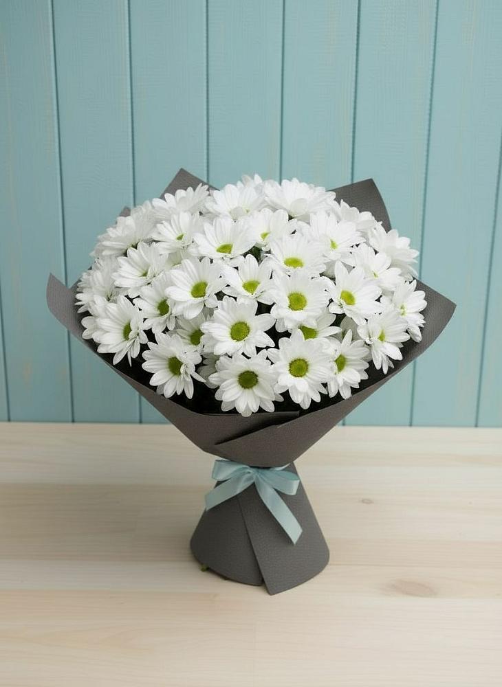 Букет цветов из: Хризантемы в Сапроново