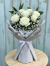 Букет цветов из:  Розы в Сапроново