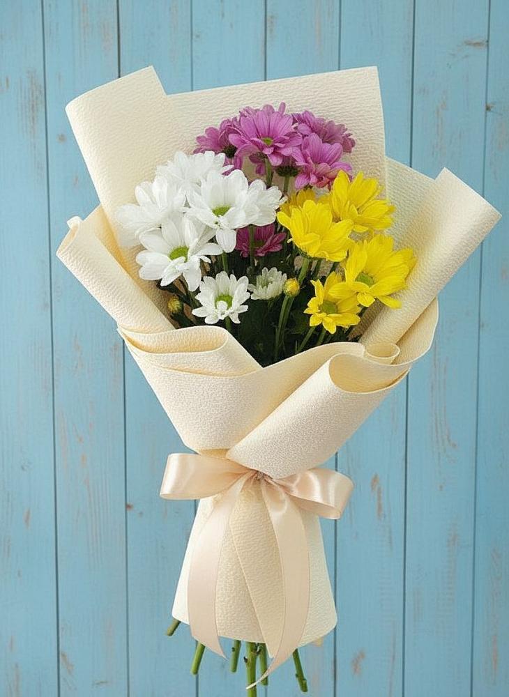 Букет цветов из: Хризантемы в Сапроново