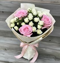 Букет цветов из:  Розы в Сапроново