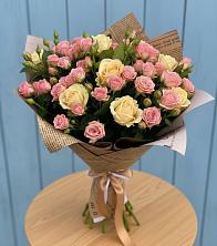 Букет цветов из:  Розы в Сапроново