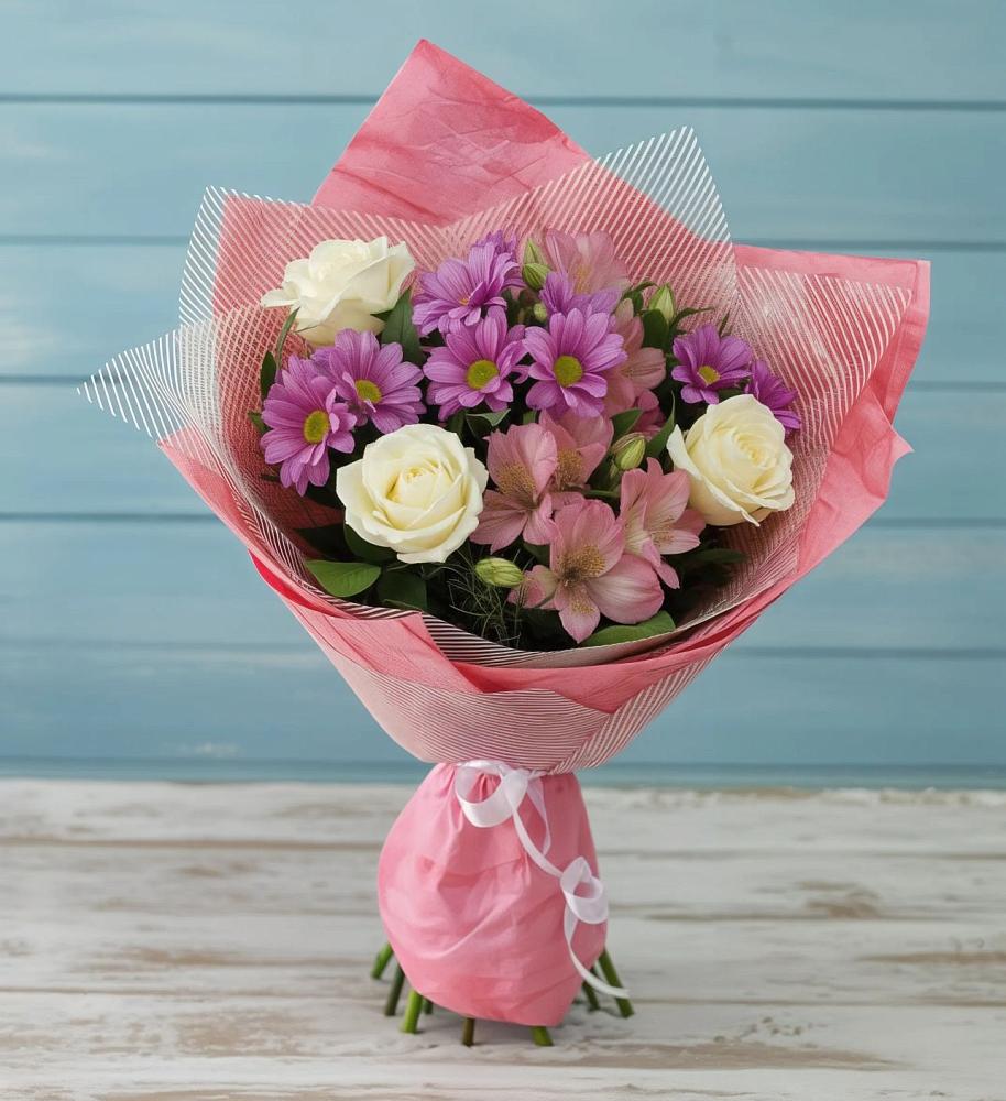 Букет цветов из: Герберы в Сапроново