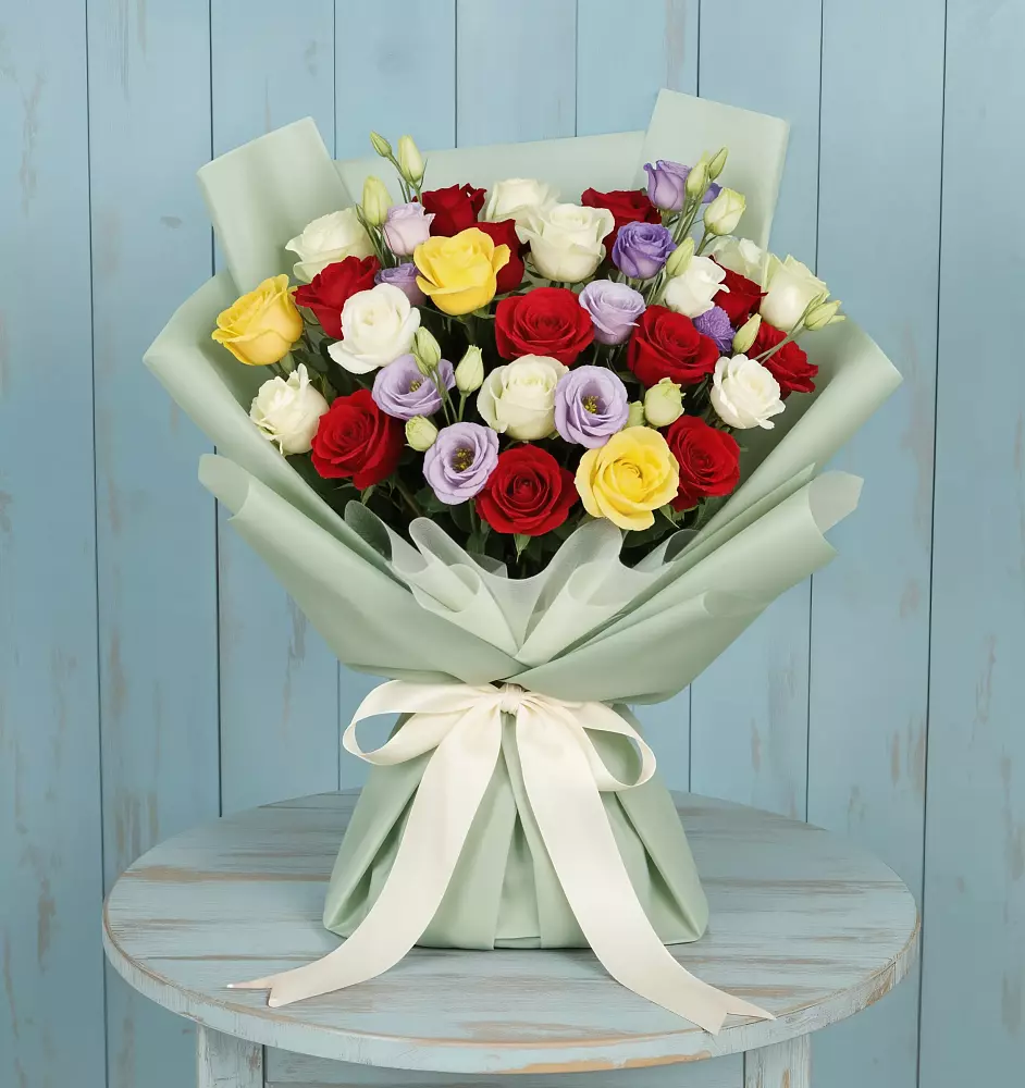 Букет цветов из: Розы в Сапроново