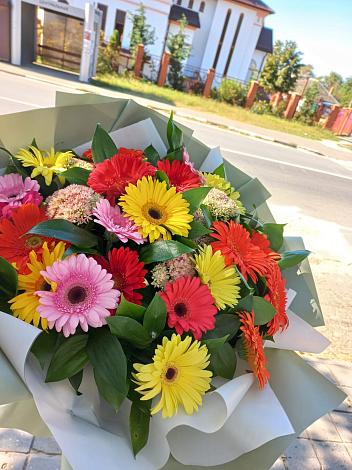 Букет цветов из: Герберы в Сапроново