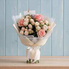 Букет цветов из:  Розы в Сапроново