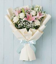 Букет цветов из:  Лилии #REPLACE_PRED# Сапроново