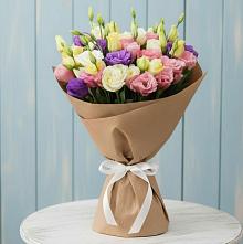 Букет цветов из:  Лизиантусы в Сапроново